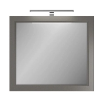Uncoria   зеркало для ванной комнаты с подсветкой uncoria платини 80 (68011) графит превью