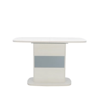 Leset   стол обеденный раздвижной leset мартин 0,82x0,645м цвет наварра белая/алюминий превью