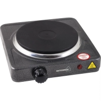 HomeStar   плитка электрическая дисковая (1,0квт, 1 конфорка, черная) homestar hs-1102 превью