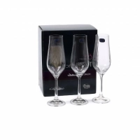 Crystalex   набор бокалов для шампанского 170мл 6шт tulipa optic crystalex стекло cr170104to превью