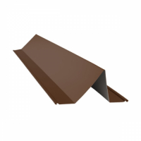Вегасток   планка снегозадержателя, цвет шоколадно-коричневый ral 8017, 2000 х 115 х 80 мм превью