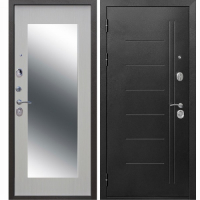 ФЕРРОНИ   дверь входная 10 см троя серебро maxi зеркало белый ясень (860мм) правая 2050х860 правая, превью