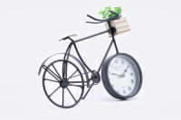 Hoff Часы настольные Велосипед с суккулентом  превью
