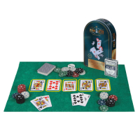 LDGames  341-004 LDGames Набор для покера, в жестяном боксе 24х15см, пластик, металл превью