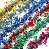 Сноу бум  377-478 СНОУ БУМ Мишура с ёлочками, 9х200 см, ПВХ, 6 цветов превью