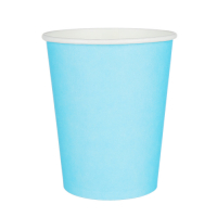   530-282 Набор бумажных стаканов 6шт, 250 мл, цвет- голубой превью
