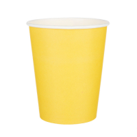   530-277 Набор бумажных стаканов 6шт, 250 мл, цвет- желтый превью