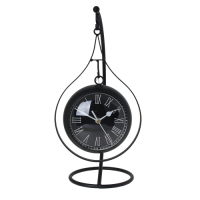 LADECOR  529-252 LADECOR CHRONO Часы настольные металлические, 17x16x32 см, 1xAA, цвет черный превью