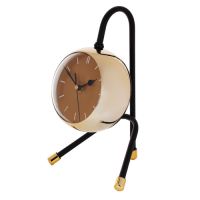 LADECOR  529-253 LADECOR CHRONO Часы настольные металлические, 17x16x25,5 см, 1xAA, цвет бежевый превью
