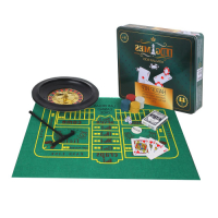LDGames  538-108 LDGames Набор игр 5в1 (блэкджек, покер, крэпс, рулетка, покер на костях) 7,25х32х28см, в метал.короб превью