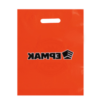 ЕРМАК  634-056 ЕРМАК Пакет подарочный ЕРМАК разм 30*40см, пвд, с вырубной ручкой, с принтом, цвет оранжевый превью