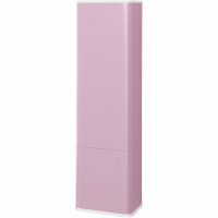 Jorno  Шкаф-пенал Jorno Pastel 125 см, Pas.04.125/P/PI, розовый иней Шкаф-пенал Jorno Pastel 125 см, Pas.04.125/P/PI, розовый иней превью