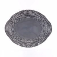 CMIELOW   Тарелка суповая Sofia, 22 см, серый, фарфор превью