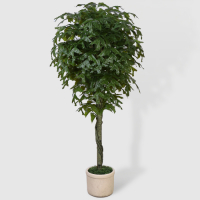 Конэко-О   Дерево Конэко-О искусственное, зеленое с декоративными листьями превью