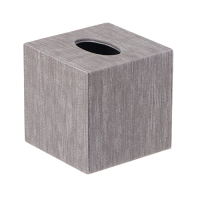 Togas   Коробка для салфеток квадратная Togas Грейс серый 14x14x14,5 превью