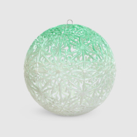 Acro   Шар новогодний Acro бело-зеленый 20 см превью