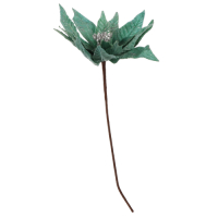 Artborne   Цветок Artborne Пуансеттия 45см мятная превью