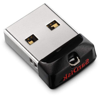 SANDISK Флешки Fit Флешка USB Sandisk Cruzer Fit 64ГБ, USB2.0, черный [sdcz33-064g-g35] превью