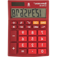 BRAUBERG Калькуляторы 08-Wr Калькулятор BRAUBERG Ultra, 08-Wr, 8-разрядный, бордовый превью