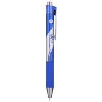 DELI Ручки EQ16-BL Ручка шариков. Deli Upal EQ16-BL авт. корп.синий мет. d=0.7мм чернила син. резин. манжета 12 шт./кор. превью