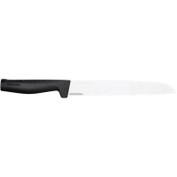FISKARS Ножи кухонные Hard Edge Нож Fiskars Hard Edge, для хлеба, 218мм, заточка прямая, стальной, черный [1054945] превью