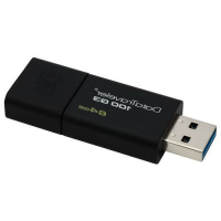 KINGSTON Флешки 100 G3 Флешка USB Kingston DataTraveler 100 G3 64ГБ, USB3.0, черный [dt100g3/64gb] превью