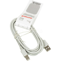 HAMA Кабели для ПК и ноутбуков H-29099 Кабель USB2.0 HAMA H-29099, USB A(m) - USB B(m), 1.8м, серый [00029099] превью