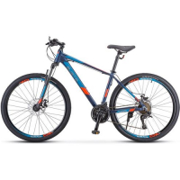 STELS Велосипеды Navigator-720 MD V010 Велосипед STELS Navigator-720 MD V010 (2022), горный (взрослый), рама 15.5", колеса 27.5", темно-синий, 15.5кг [lu088204] превью