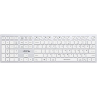 A4TECH Клавиатуры Fstyler FBX50C Клавиатура A4TECH Fstyler FBX50C, USB, Bluetooth/Радиоканал, белый [fbx50c white] превью