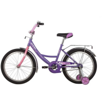 NOVATRACK Велосипеды Vector 20 Велосипед NOVATRACK Vector 20 (2022), городской (детский), рама 12", колеса 20", фиолетовый/розовый, 12.2кг [203vector.lc22] превью