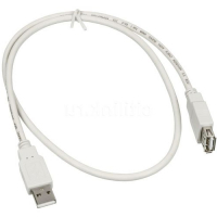 BURO Кабели для ПК и ноутбуков USB2.0-AM-AF-0,75M Кабель-удлинитель USB2.0 Buro USB2.0-AM-AF-0,75M, USB A(m) - USB A(f), 0.75м, белый [usb2.0-am-af-0,75m ] превью