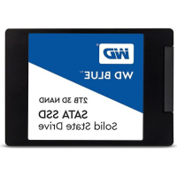 WD SSD накопители WDS200T2B0A SSD накопитель WD Blue WDS200T2B0A 2ТБ, 2.5", SATA III превью