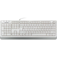 A4TECH Клавиатуры Fstyler FK10 Клавиатура A4TECH Fstyler FK10, USB, белый серый [fk10 white] превью
