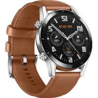HUAWEI Смарт-часы LTN-B19V Смарт-часы Huawei Watch GT 2 LTN-B19V, 46мм, 1.39", титановый серый / коричневый [55024334] превью