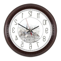 БЮРОКРАТ Настенные часы WallC-R63P Настенные часы Бюрократ WallC-R63P, аналоговые, коричневый превью