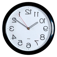 БЮРОКРАТ Настенные часы WallC-R78P Настенные часы Бюрократ WallC-R78P, аналоговые, черный превью