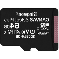KINGSTON Карты памяти SDCS2/64GBSP Карта памяти microSDXC UHS-I Kingston Canvas Select Plus 64 ГБ, 100X, Class 10, SDCS2/64GBSP, 1 шт. превью