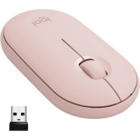 LOGITECH Мыши Pebble M350 Мышь Logitech Pebble M350, оптическая, беспроводная, USB, розовый [910-005717] превью