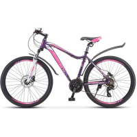 STELS Велосипеды Miss-7500 D Велосипед STELS Miss-7500 D (2020), горный (взрослый), рама 16", колеса 27.5", пурпурный, 15.5кг [lu083936] превью