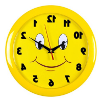 БЮРОКРАТ Настенные часы WALLC-R81P Настенные часы Бюрократ WALLC-R81P, аналоговые, желтый превью