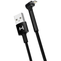 HARPER Кабели для смартфонов и планшетов STCH-590 Кабель Harper STCH-590, Lightning (m) - USB (m), 1м, в оплетке, 2A, черный превью