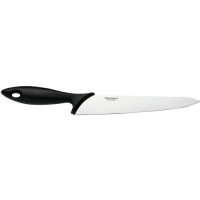 FISKARS Ножи кухонные Essential Нож кухонный Fiskars Essential, филейный, для рыбы, 180мм, заточка прямая, стальной, черный [1023777] превью