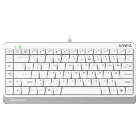 A4TECH Клавиатуры Fstyler FKS11 Клавиатура A4TECH Fstyler FKS11, USB, белый серый [fks11 white] превью