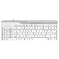 A4TECH Клавиатуры Fstyler FK25 Клавиатура A4TECH Fstyler FK25, USB, белый серый [fk25 white] превью