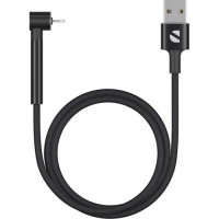 DEPPA Кабели для смартфонов и планшетов Stand Кабель Deppa Stand, Lightning (m) - USB (m), 1м, в оплетке, 2.4A, черный [72294] превью