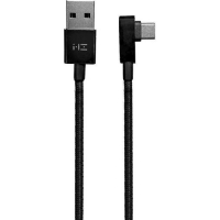 XIAOMI Кабели для смартфонов и планшетов ZMI AL755 Кабель Xiaomi ZMI AL755, USB Type-C (m) - USB (m), 1.5м, в оплетке, черный [al755 black] превью