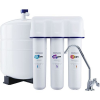 АКВАФОР Фильтры для воды Osmo Pro-100-3-А-М Водоочиститель Аквафор Osmo Pro-100-3-А-М, белый, 10л [500042] превью