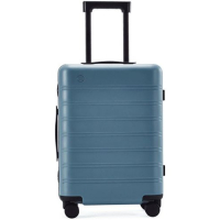 XIAOMI Чемоданы, сумки Manhatton Frame Luggage Чемодан Xiaomi Ninetygo Manhatton Frame Luggage, 38.7 х 54.5 х 23.2 см, 3.5кг, голубой [111906] превью