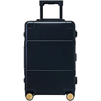 XIAOMI Чемоданы, сумки Metal Luggage Чемодан Xiaomi Ninetygo Metal Luggage, 37.5 х 55 х 21.5 см, 4.2кг, черный [100504] превью