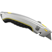 BERGER Строительные ножи и лезвия BG1350 Нож BERGER BG1350, 19мм, 4шт, серебристый/желтый превью